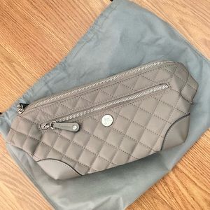 Jessica Moore Quilted Fanny Pack - Taupe